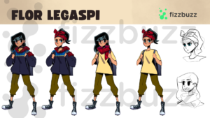 Flor Legaspi character design by Lennard Eugene Abellana